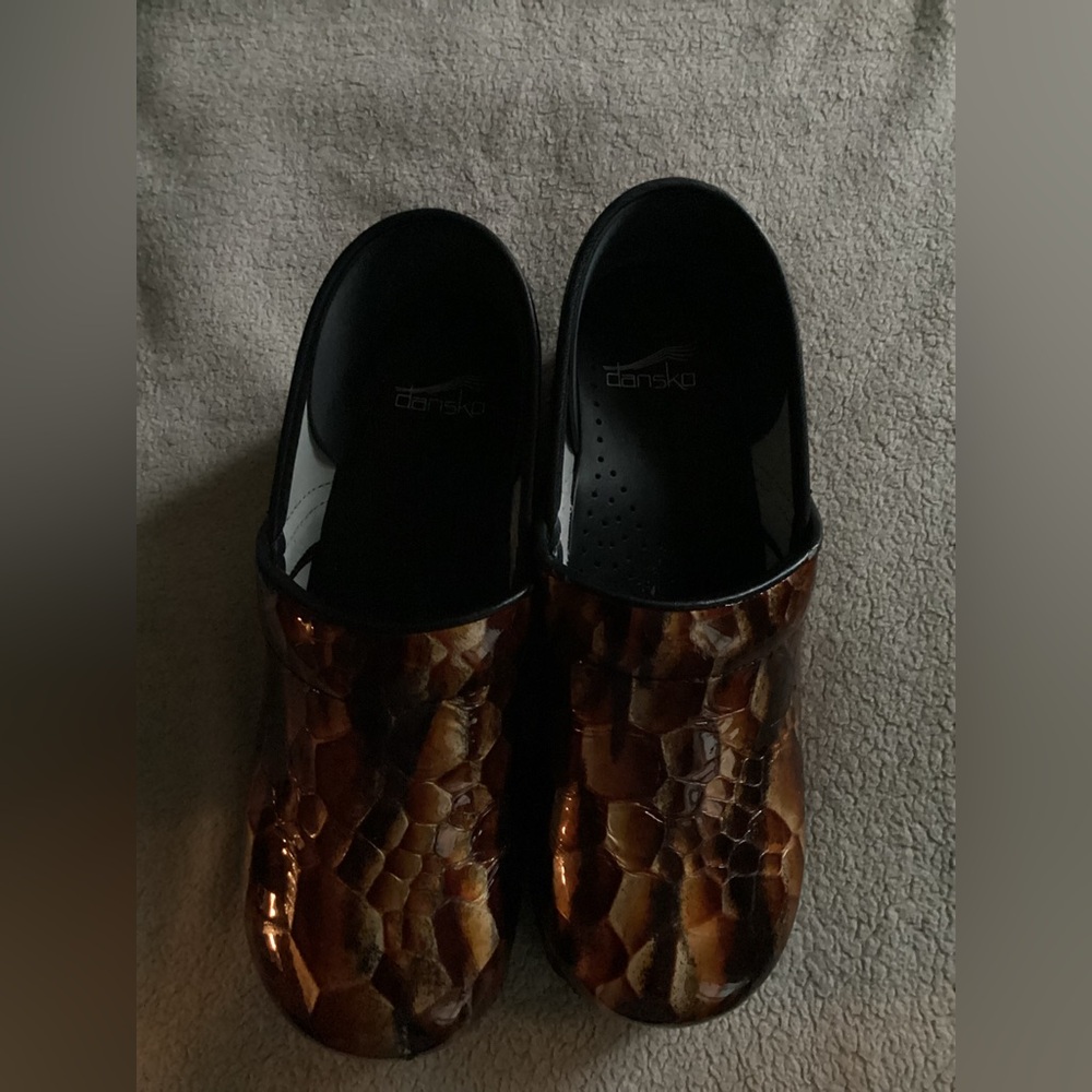 Dansko Professional Multitone Clogs With Unique D… - image 1